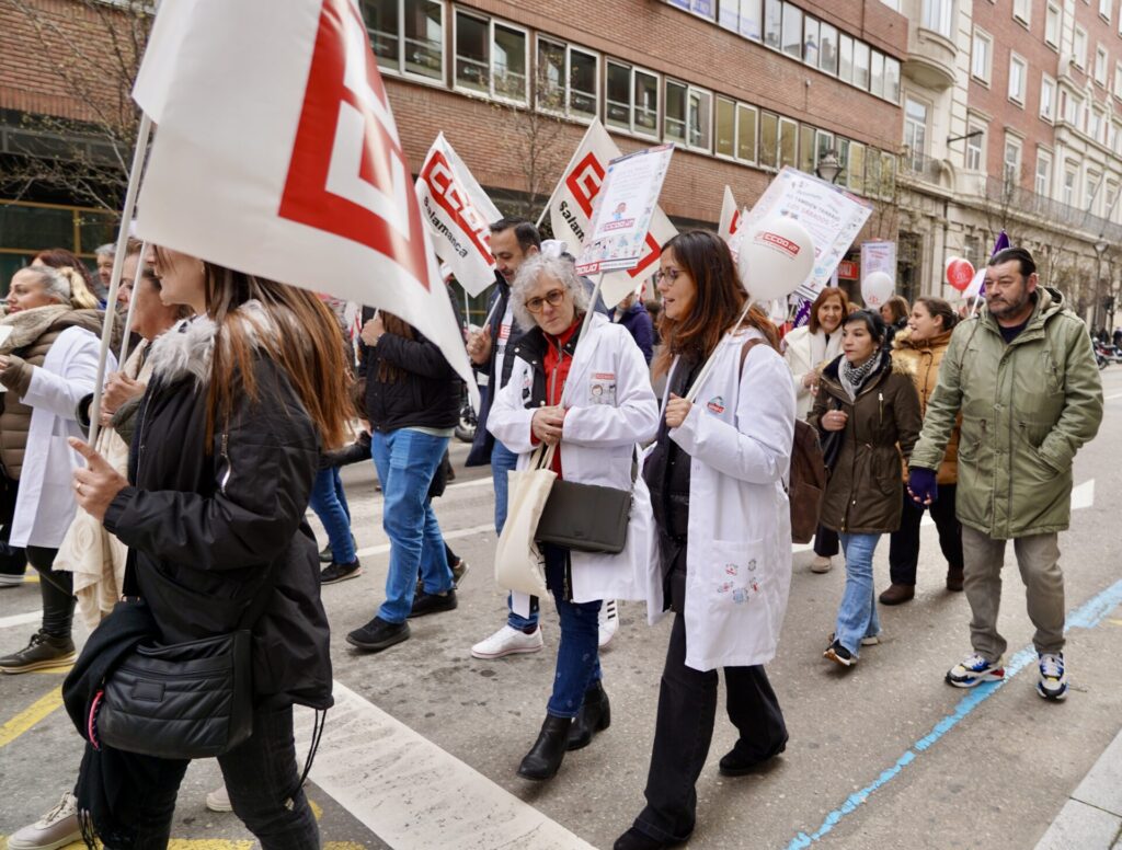 Manifestación en defensa de la sanidad pública