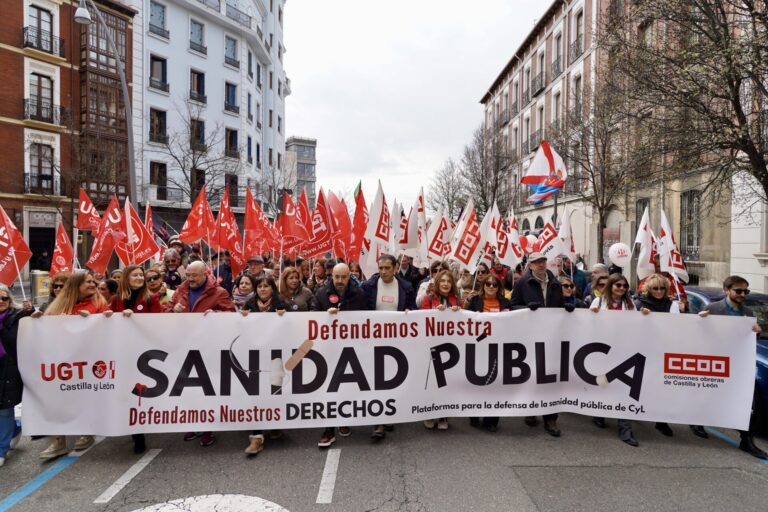 Manifestación en defensa de la sanidad pública