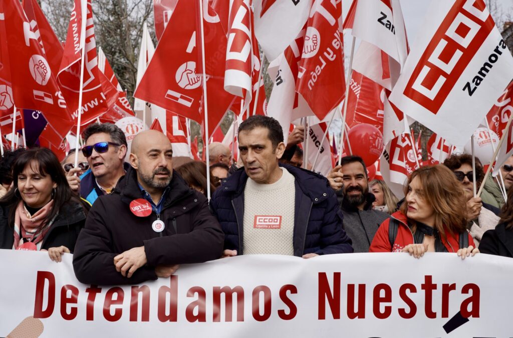 Manifestación en defensa de la sanidad pública