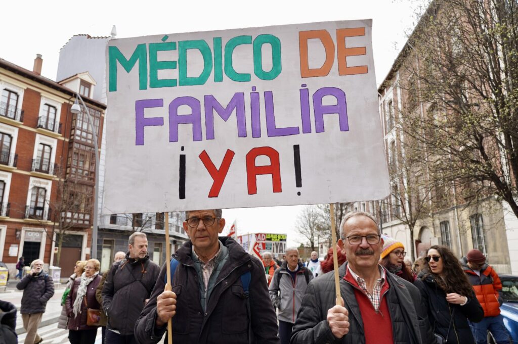 Manifestación en defensa de la sanidad pública