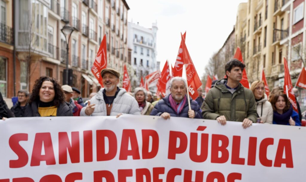 Manifestación en defensa de la sanidad pública