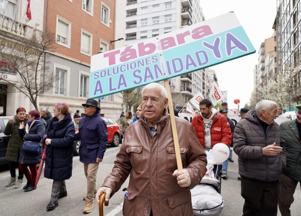 Manifestación en defensa de la sanidad pública