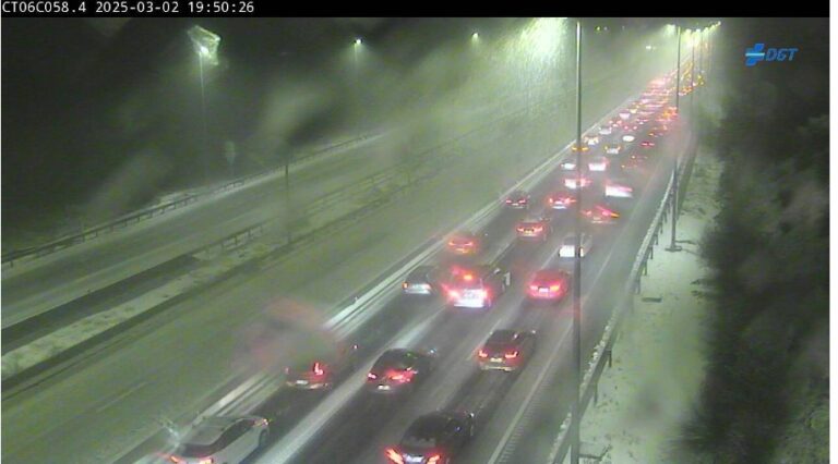 A-6, a la altura de San Rafael (Segovia). / DGT