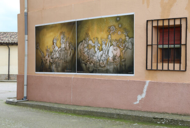 Brágimo - El pueblo palentino de Boadilla de Rioseco, utiliza desde hace años el arte como medio para rescatarse del anonimato con el nombre de Arte contra el Olvido