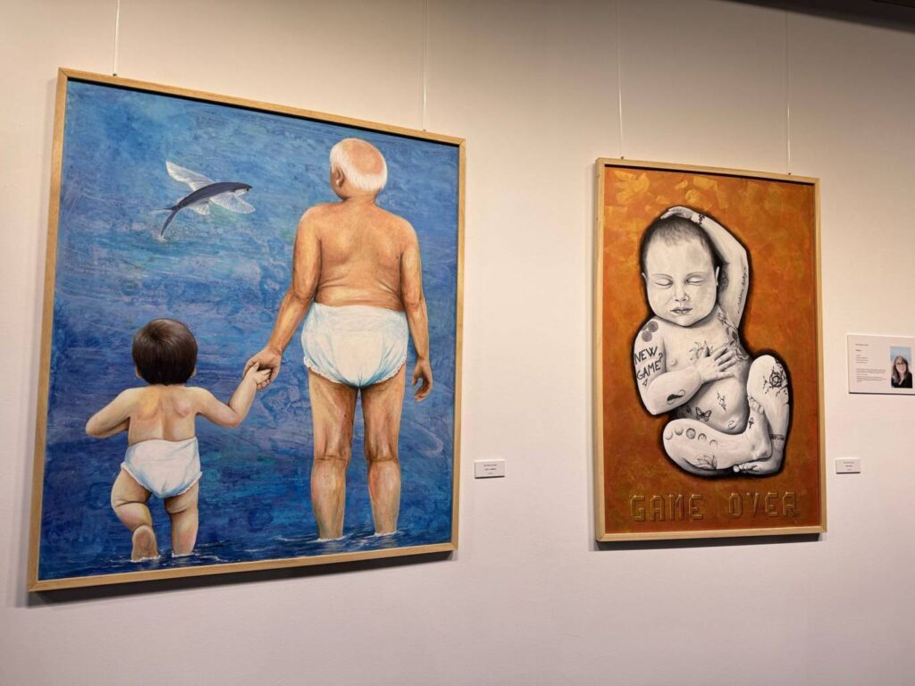 Exposición 'Tempus Fugit' en el Museo de Palencia, a cargo de Artistas Independientes AI+. | A. Acitores