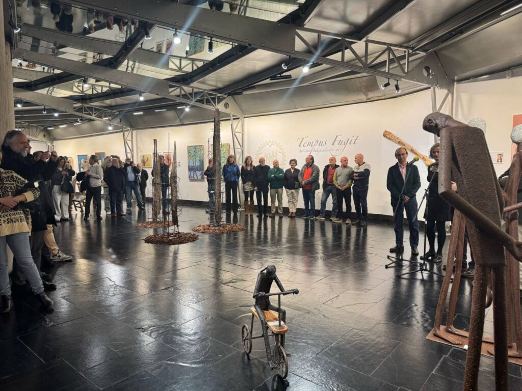 Exposición 'Tempus Fugit' en el Museo de Palencia, a cargo de Artistas Independientes AI+. | A. Acitores