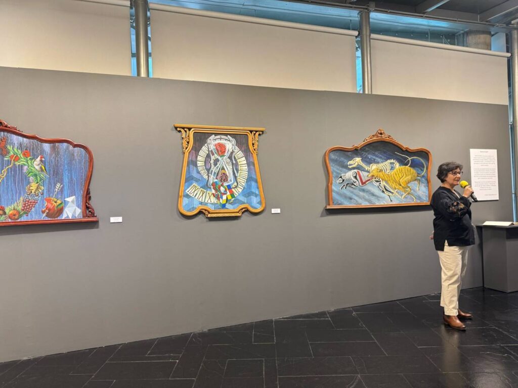 Exposición 'Tempus Fugit' en el Museo de Palencia, a cargo de Artistas Independientes AI+. | A. Acitores