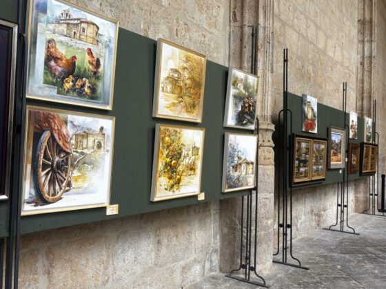 El Claustro de la Catedral acoge la exposición de Damián Simal, organizada por la Asociación Thieldón