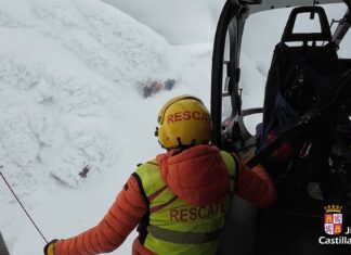 Imagen del rescate. 112