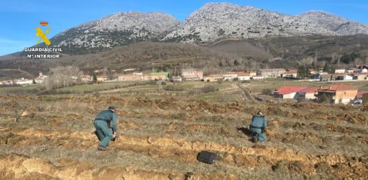 Investigadas dos personas por los daños causados en el yacimiento romano de Santibáñez de la Peña