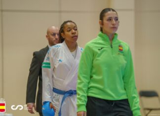 Isabel Nieto en el Campeonato de España. RFEK