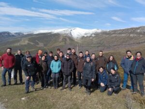 Estudiantes de Ingeniería Forestal de la UVA aprenden con Reactiva Brañosera