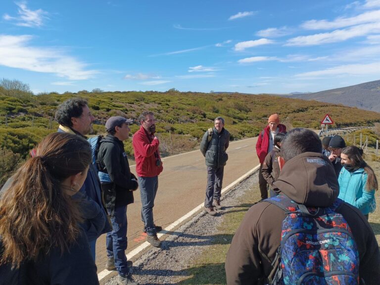 Estudiantes de Ingeniería Forestal de la UVA aprenden con Reactiva Brañosera
