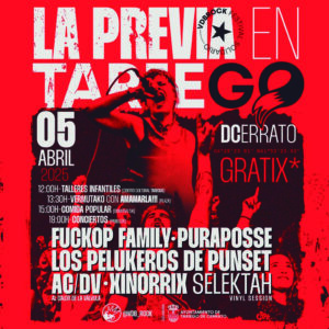 Cartel de "La Previa" del VdB Rock en Tariego de Cerrato