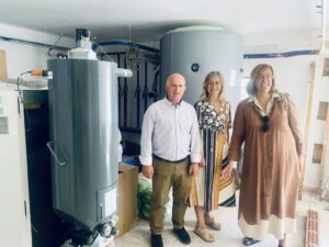 Caldera instalada para una mejor actuación energética en Baltanás