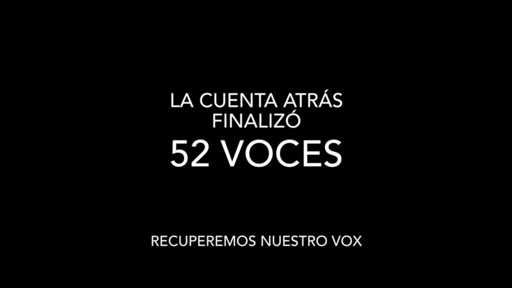 Piden la Refundación de VOX
