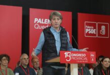 Acto de clausura del XV Congreso Provincial del PSOE de Palencia