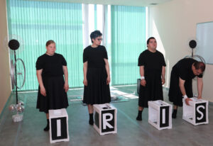 La compañía 'Includanza' de la Fundación San Cebrián, liderada por Natalí Camolez, ensaya su nuevo espectáculo 'Iris'. Brágimo (ICAL)