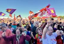 Celebración de la fiesta de Castilla y León en Villalar de los Comuneros