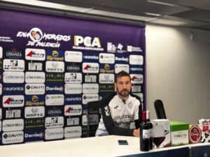 Álex Izquierdo en rueda de prensa post partido ante Ciudad Rodrigo