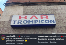 Bar Trompicón reacciones al cierre