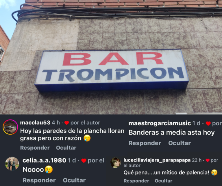 Bar Trompicón reacciones al cierre