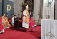 Eucaristía en la Catedral/ Obispado de Palencia