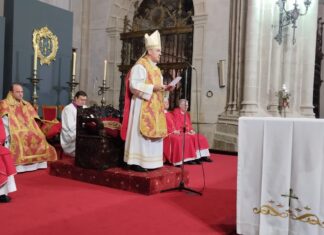 Eucaristía en la Catedral/ Obispado de Palencia