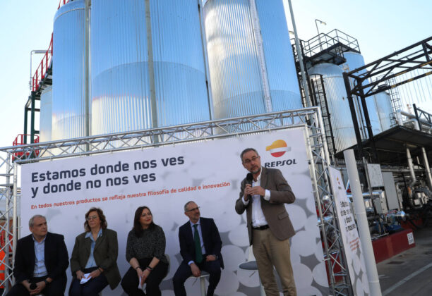 Visita al Centro de Producción Factoría de Especialidades de Repsol en Palencia, acto de presentación de la nueva línea de inversión de la compañía. Foto: Brágimo ICAL