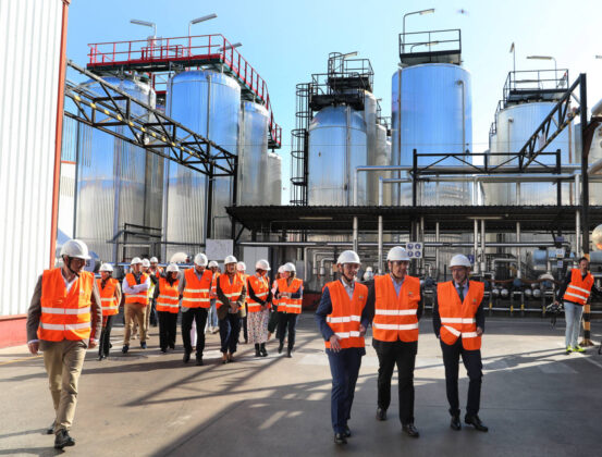 Visita al Centro de Producción Factoría de Especialidades de Repsol en Palencia, acto de presentación de la nueva línea de inversión de la compañía. Foto: Brágimo ICAL