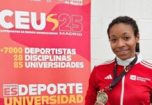 Isabel Nieto en el Campeonato Universitario