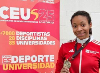 Isabel Nieto en el Campeonato Universitario