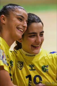 Laura Arambarri con el Rocasa Gran Canaria