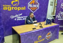 Luis Guil en rueda de prensa tras el partido ante Morón