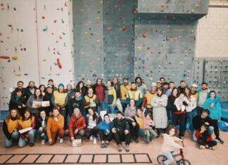 Cervera de Pisuerga celebra la primera edición de su competición de escalada