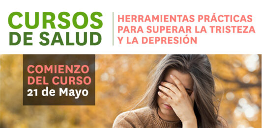 cartel curso: herramientas practicas para superar la tristeza y depresión