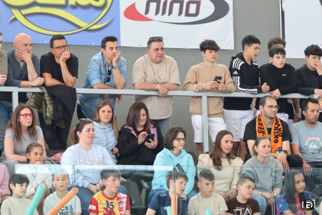 Afición en el Pabellón Mariano Haro apoyando al Club Balonmano Palencia Femenino. @fotografiardiaz