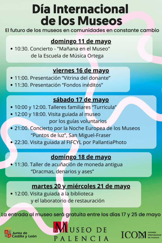 La Junta trae a Palencia en mayo una programación cultural repleta de actividades por el Día Internacional de los Museos