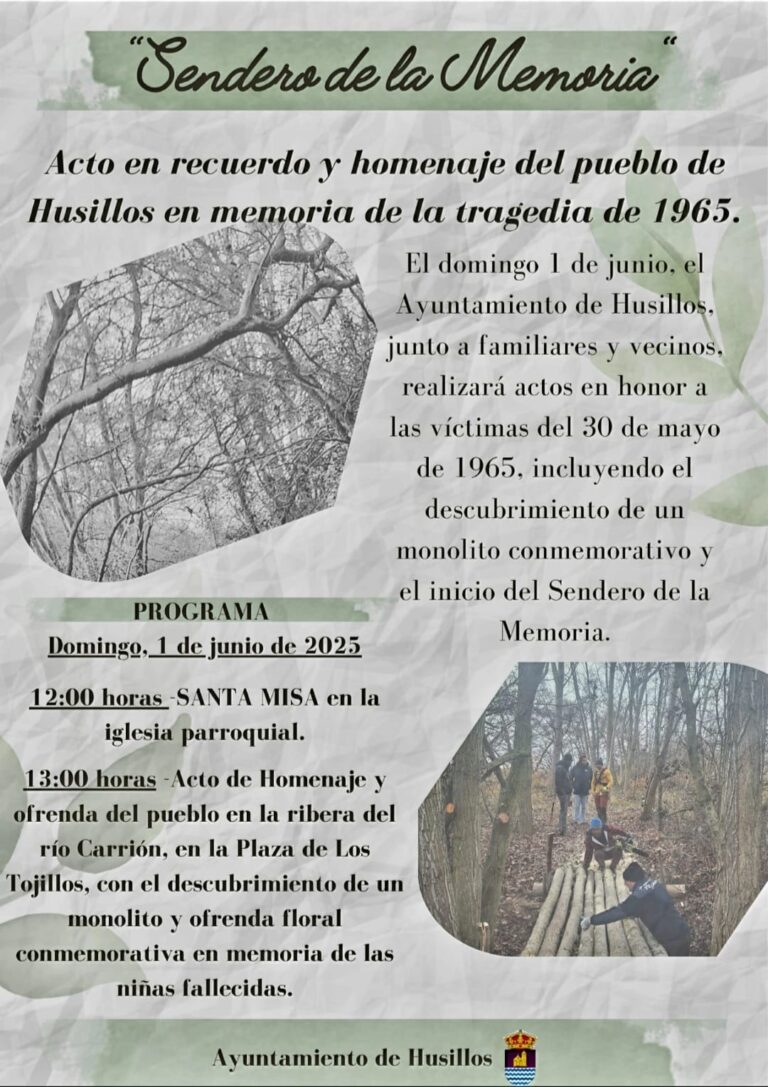 Cartel homenaje Husillos