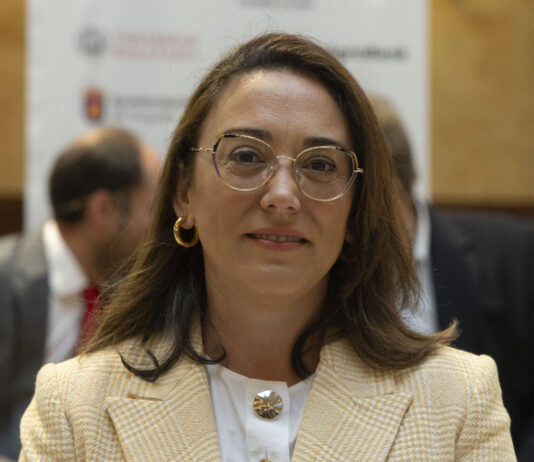 La consejera de Agricultura Ganadería y Desarrollo Rural, María González Corral, participa en un foro sobre política arancelaria en Salamanca