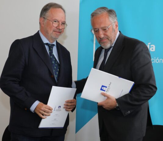 La Fundación Castilla y León firma un acuerdo con la Fundación Santa María la Real para el desarrollo del proyecto de 'Nostra et Mundi'