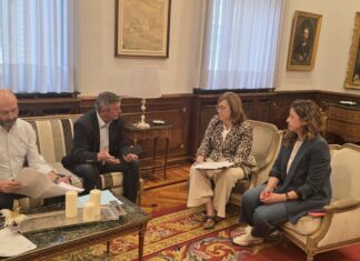 Reunión Diputación con Ayuntamiento de Monzón