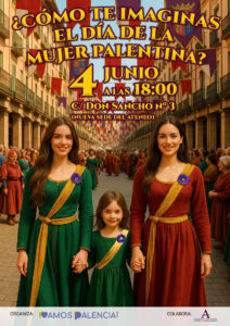 Cartel Día de la Mujer, ¡Vamos Palencia!