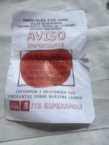 publicidad buzoneada psoe