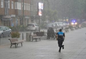 Fuerte tormenta en Valladolid
