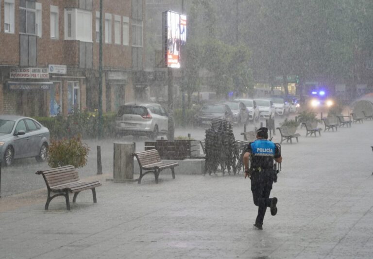 Fuerte tormenta en Valladolid