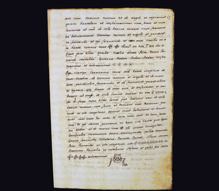 Fuero de Brañosera - Copia conservada en el Monasterio de Santo Domingo de Silos