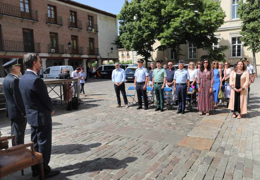 La Policía Nacional de Palencia rinde homenaje a las víctimas del terrorismo