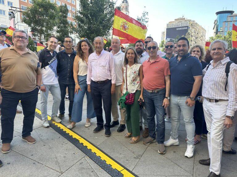 PP Palencia en concentración de Madrid