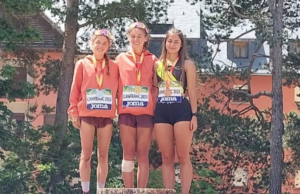 Silvia García en el Campeonato de España de Subida Vertical